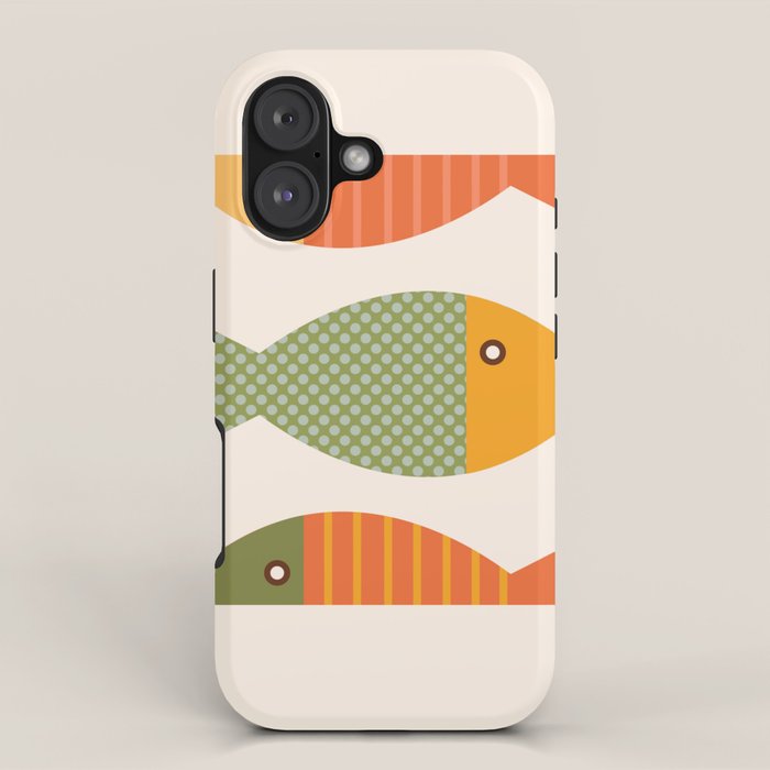 Geometrical Fish iPhone Case Gallery Image 1