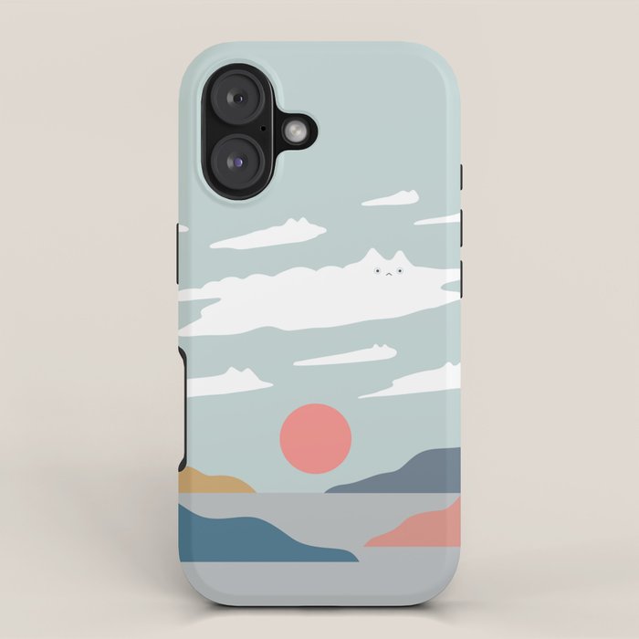 Cat Landscape 23 iPhone Case Gallery Image 1