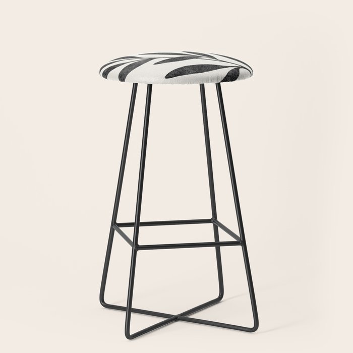 Leaf Sun 1 - Gold Black Stool Gallery Image 1