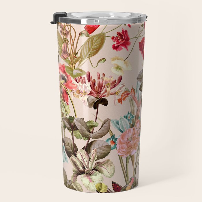Vintage Summer Garden Travel Mug Gallery Image 3
