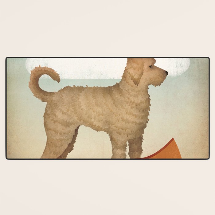 Doodle Goldendoodle Labradoodle Canoe Fowler Desk Mat Gallery Image 3