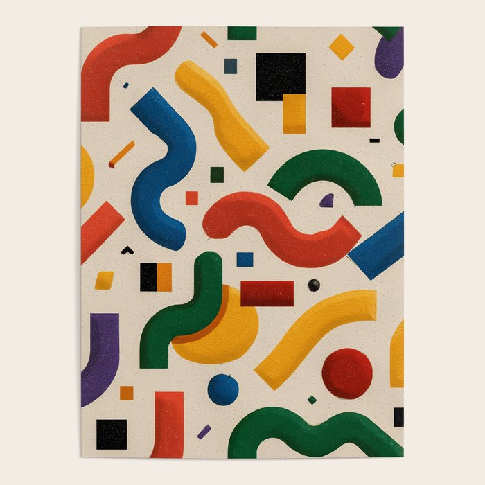 Eclectic Revival Autumn Geometry Poster Gallery Image 4