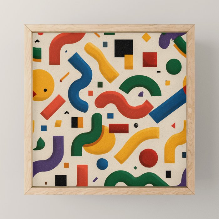 Eclectic Revival Autumn Geometry Mini Art Print Gallery Image 1