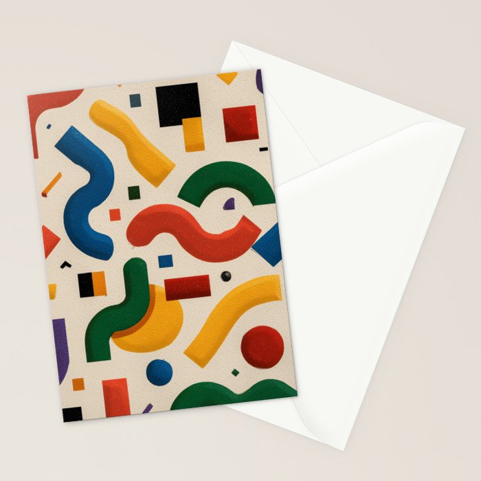 Eclectic Revival Autumn Geometry Stationery Card Gallery Image 2