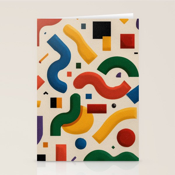 Eclectic Revival Autumn Geometry Stationery Card Gallery Image 2