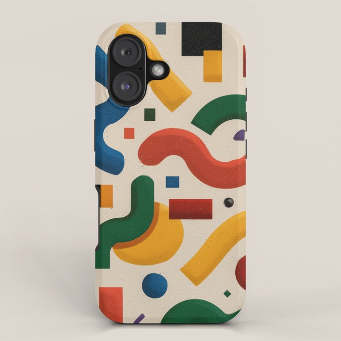 Eclectic Revival Autumn Geometry iPhone Case Gallery Image 1