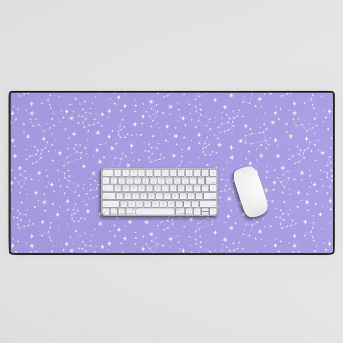 Purple Constellations Desk Mat Gallery Image 1