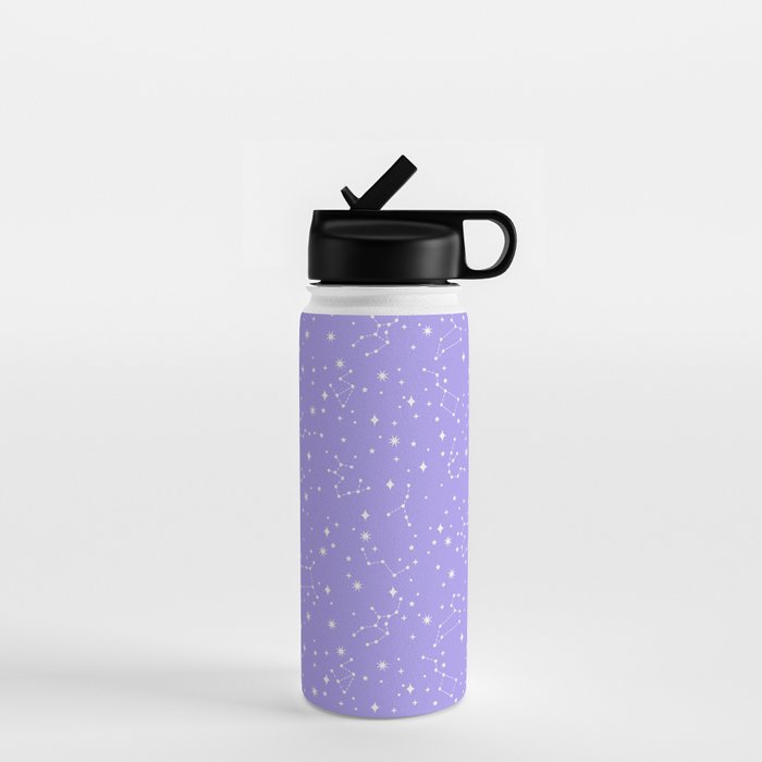 Purple Constellations Water Bottle Gallery Image 1