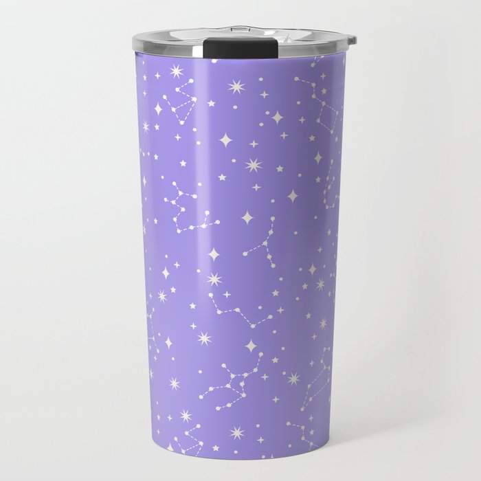 Purple Constellations Travel Mug Gallery Image 1