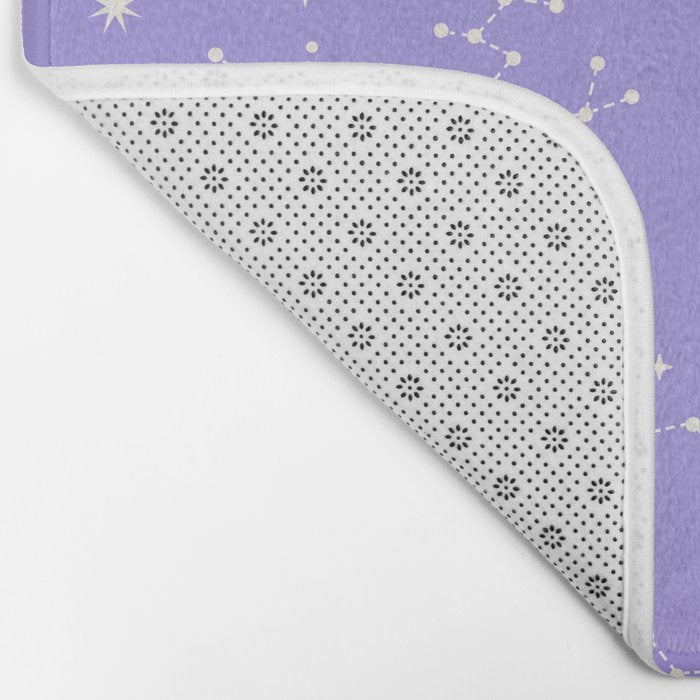 Purple Constellations Bath Mat Gallery Image 2