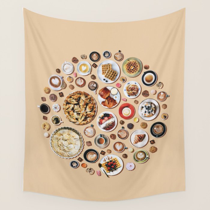 Breakfast Wall Tapestry Gallery Image 1