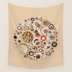 Breakfast Wall Tapestry Gallery Image 4