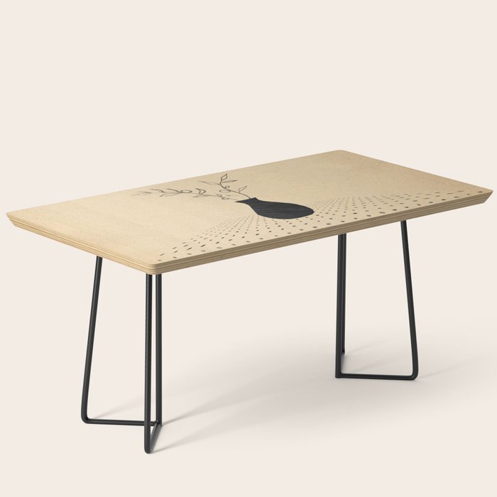 Minimal plant in the vase Coffee Table Gallery Image 1