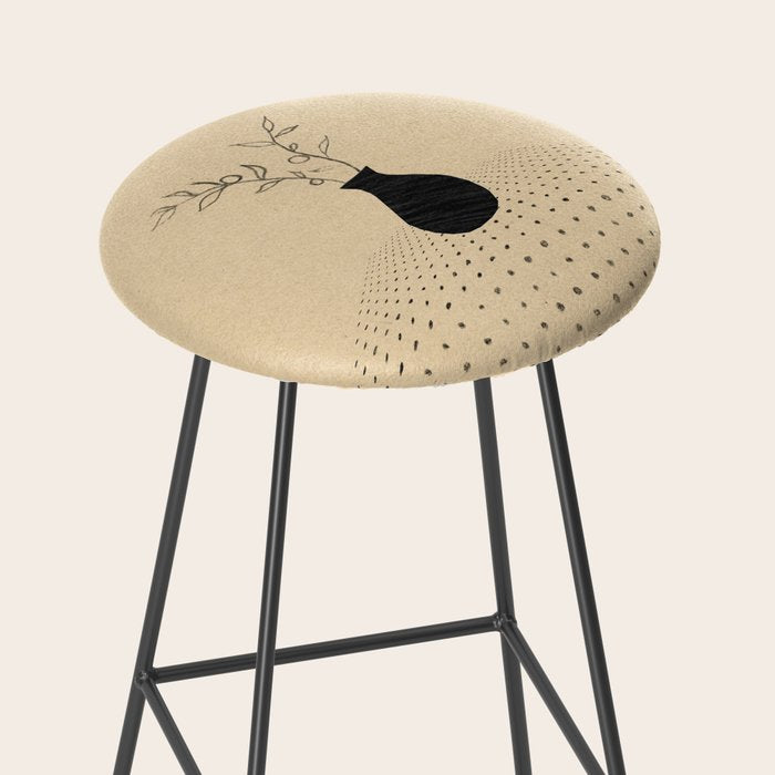 Minimal plant in the vase Stool Gallery Image 2
