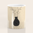 Minimal plant in the vase Coffee Mug Gallery Image 4
