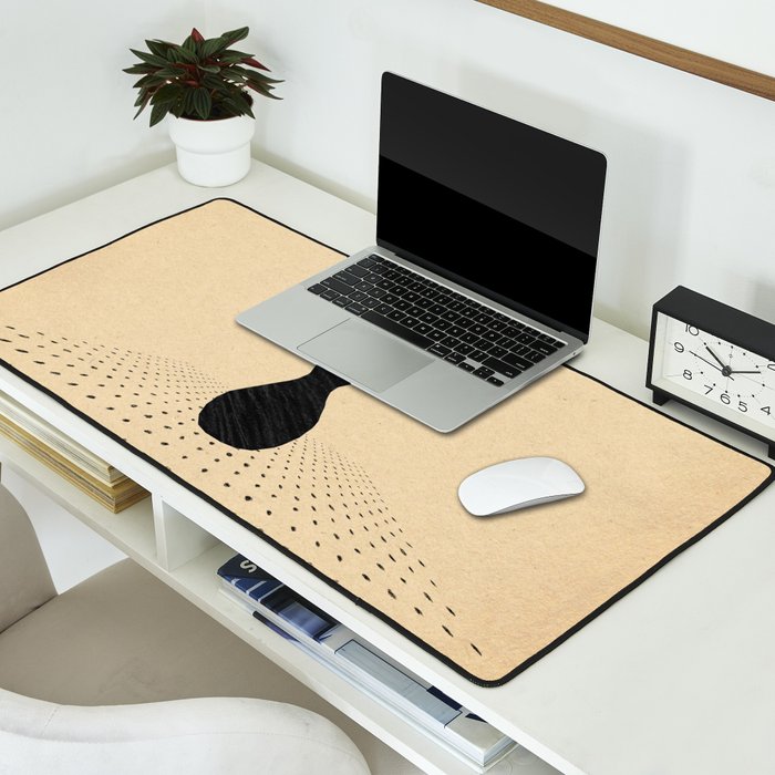 Minimal plant in the vase Desk Mat Gallery Image 2