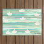 Whimsical Paper Boats Outdoor Rug Gallery Image 1