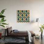 Mid Century Modern Scandinavian Abstract 322 Wood Wall Art Gallery Image 2