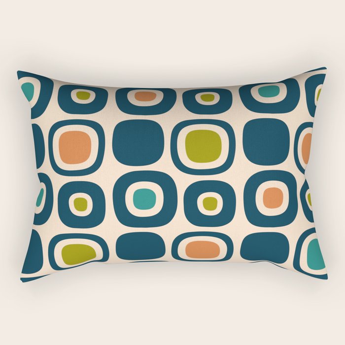 Mid Century Modern Scandinavian Abstract 322 Rectangular Pillow Gallery Image 2