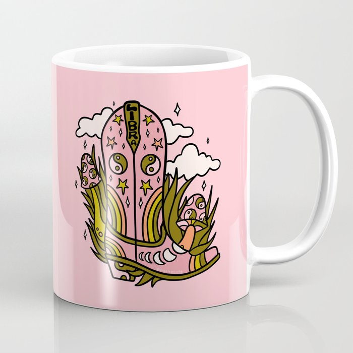 Libra Cowboy Boots Coffee Mug Gallery Image 1