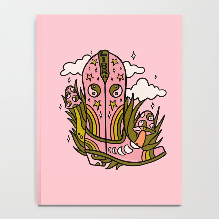 Libra Cowboy Boots Notebook Gallery Image 4