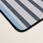 Cheerful Blue, Summer Stripes  Desk Mat Gallery Image 4