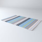 Cheerful Blue, Summer Stripes  Rug Gallery Image 3