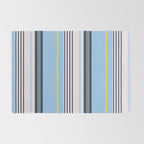 Cheerful Blue, Summer Stripes  Rug Gallery Image 2