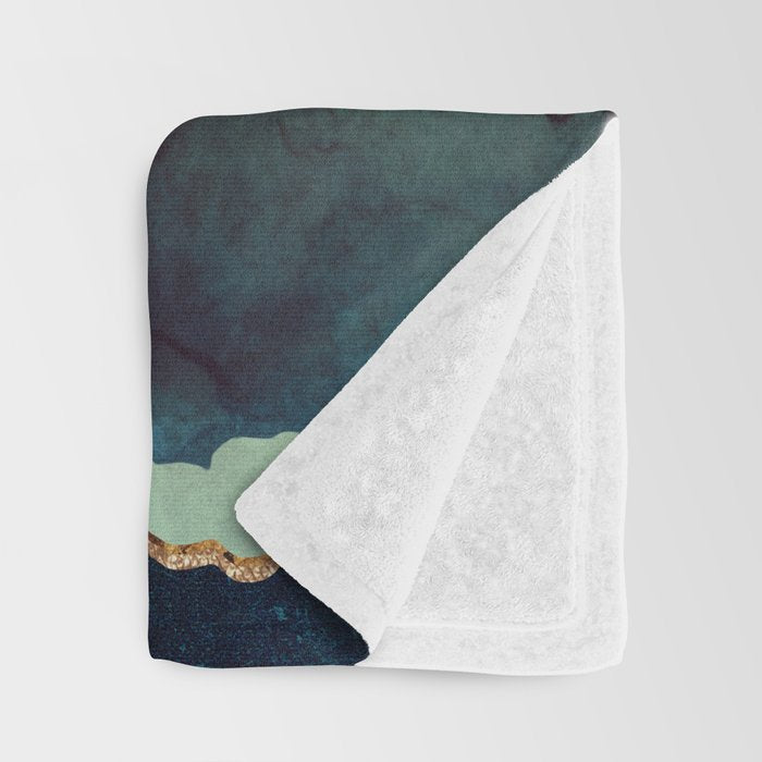 Indigo Mountains Throw Blanket Gallery Image 3