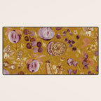 Garden Vegetables & Fresh Fruit in Harvest Yellow Desk Mat Gallery Image 3