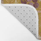 Garden Vegetables & Fresh Fruit in Harvest Yellow Bath Mat Gallery Image 2