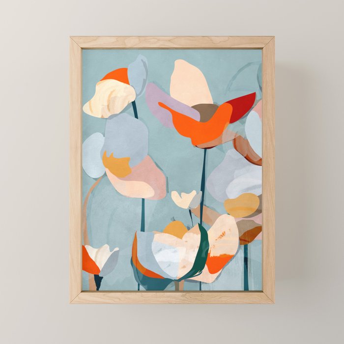 Layered Bloom Mini Art Print Gallery Image 1