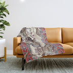 Khoy  Antique Azerbaijan Persian Rug Print Throw Blanket Gallery Image 1
