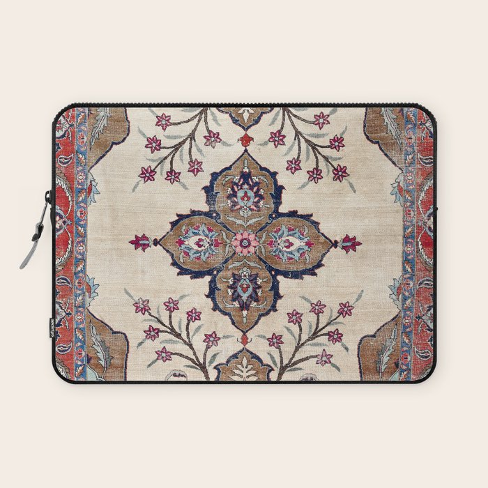 Khoy  Antique Azerbaijan Persian Rug Print Laptop Sleeve Gallery Image 1