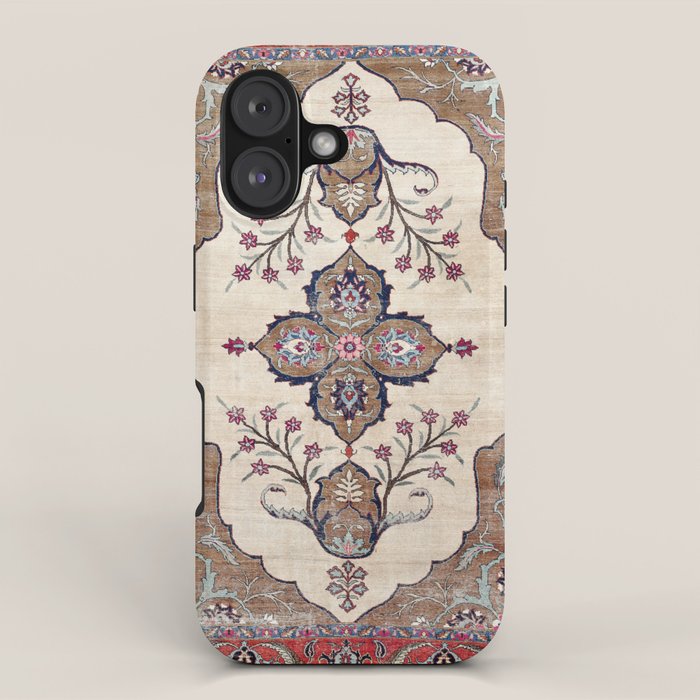 Khoy  Antique Azerbaijan Persian Rug Print iPhone Case Gallery Image 1