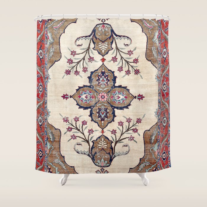 Khoy  Antique Azerbaijan Persian Rug Print Shower Curtain Gallery Image 1