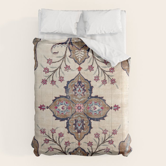 Khoy  Antique Azerbaijan Persian Rug Print Comforter Gallery Image 6