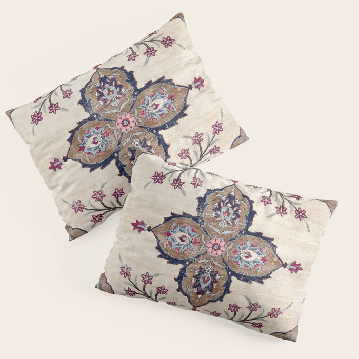 Khoy  Antique Azerbaijan Persian Rug Print Pillow Sham Gallery Image 3