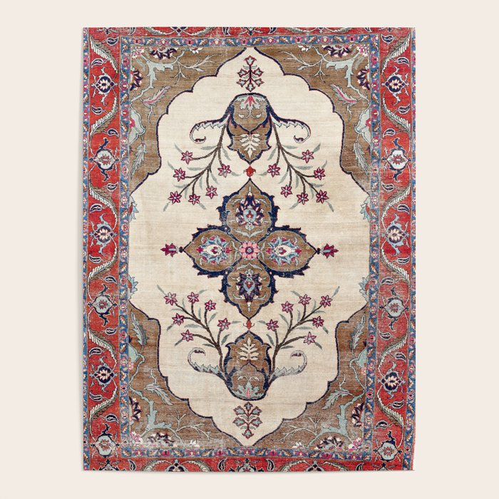Khoy  Antique Azerbaijan Persian Rug Print Poster Gallery Image 4