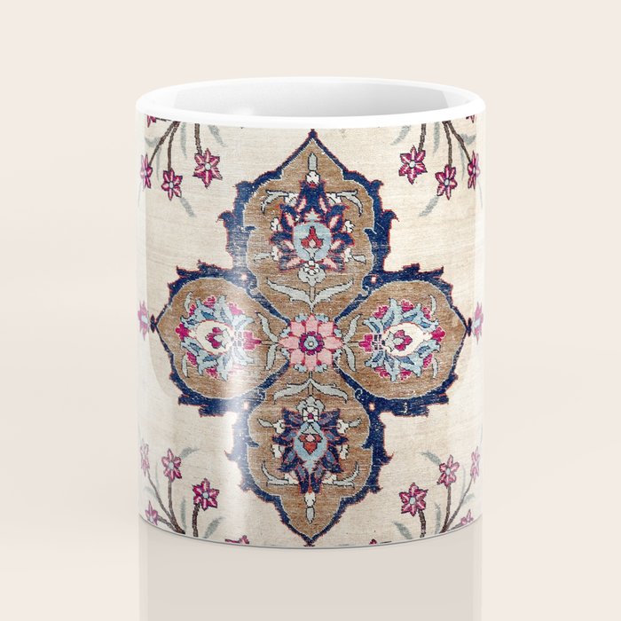 Khoy  Antique Azerbaijan Persian Rug Print Coffee Mug Gallery Image 4