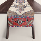 Khoy  Antique Azerbaijan Persian Rug Print Table Runner Gallery Image 1