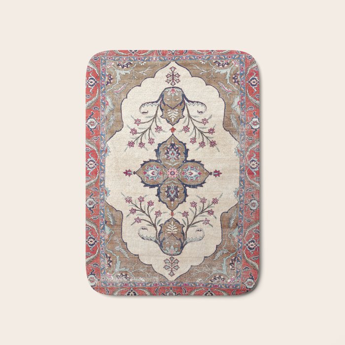 Khoy  Antique Azerbaijan Persian Rug Print Bath Mat Gallery Image 1