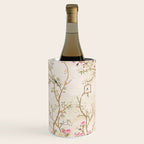 Chinoiserie Cherry Blossom Bird Garden Fresco Wine Chiller Gallery Image 1