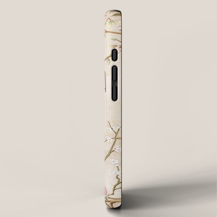 Chinoiserie Cherry Blossom Bird Garden Fresco iPhone Case Gallery Image 2