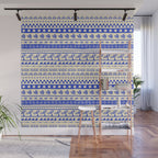 Vintage tropical summer nature art pattern Wall Mural Gallery Image 1
