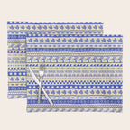 Vintage tropical summer nature art pattern Placemat Gallery Image 1
