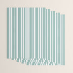 Classic Stripes XXXVII - Sage Green Wrapping Paper Gallery Image 3
