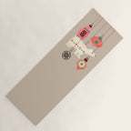 Festive Baubles With A Polar Bear Yoga Mat Gallery Image 1