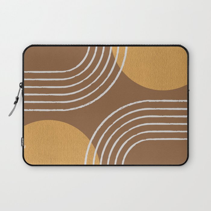 Sun Arch Double - Gold Brown Laptop Sleeve Gallery Image 1