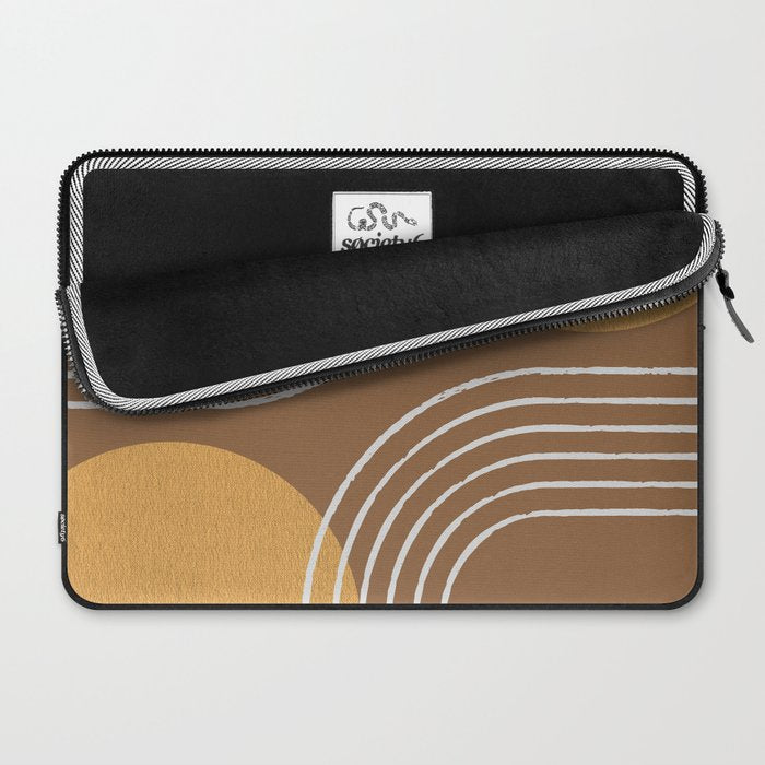 Sun Arch Double - Gold Brown Laptop Sleeve Gallery Image 2